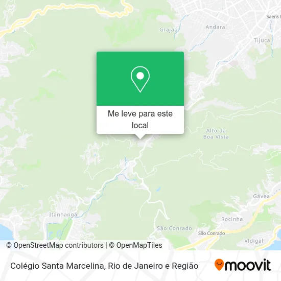 Colégio Santa Marcelina mapa