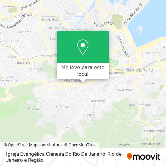 Igreja Evangélica Chinesa Do Rio De Janeiro mapa