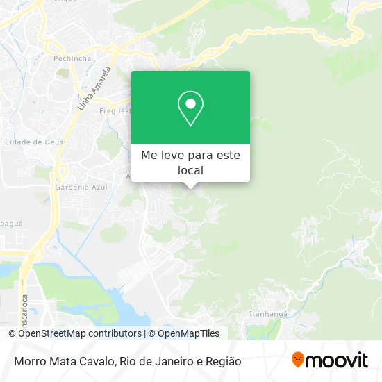 Morro Mata Cavalo mapa