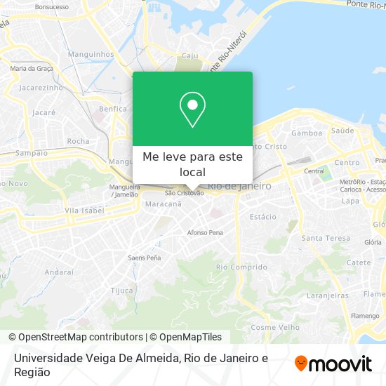 Universidade Veiga De Almeida mapa