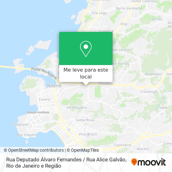 Rua Deputado Álvaro Fernandes / Rua Alice Galvão mapa