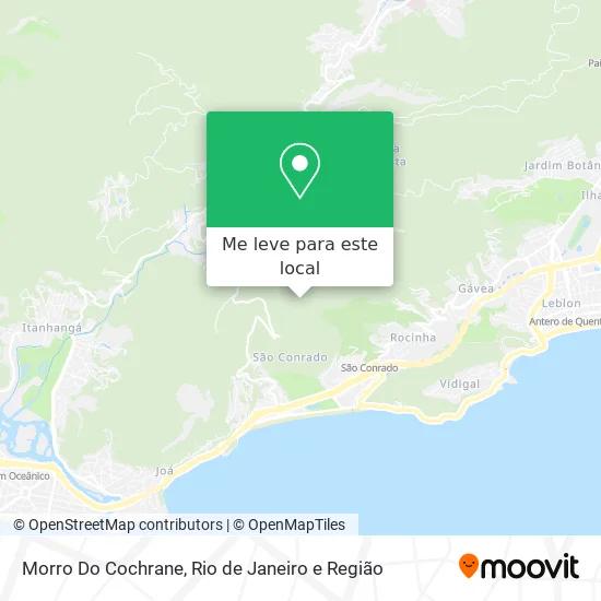 Morro Do Cochrane mapa