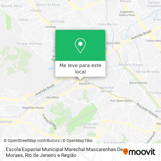 Escola Especial Municipal Marechal Mascarenhas De Moraes mapa