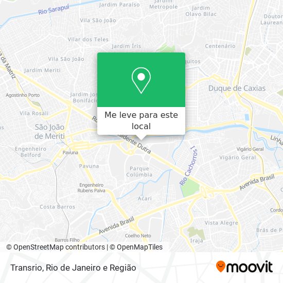 Transrio mapa