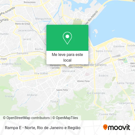 Rampa E - Norte mapa