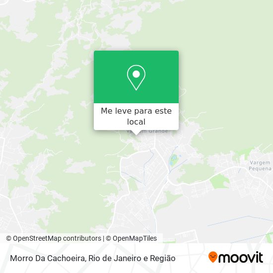 Morro Da Cachoeira mapa