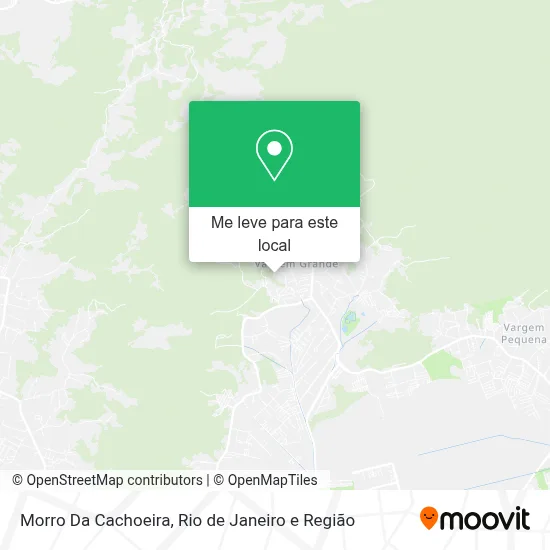 Morro Da Cachoeira mapa