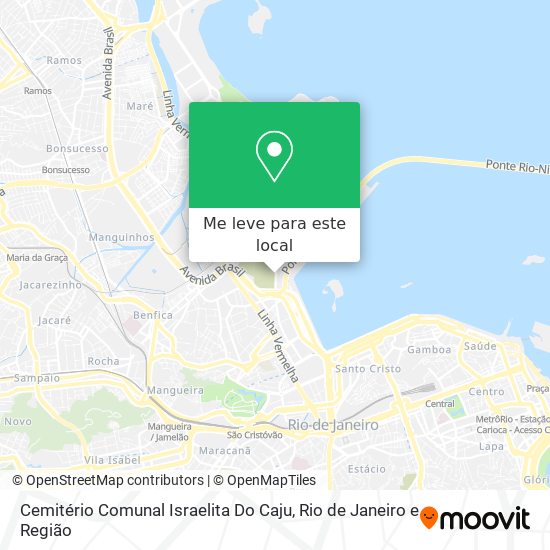 Cemitério Comunal Israelita Do Caju mapa