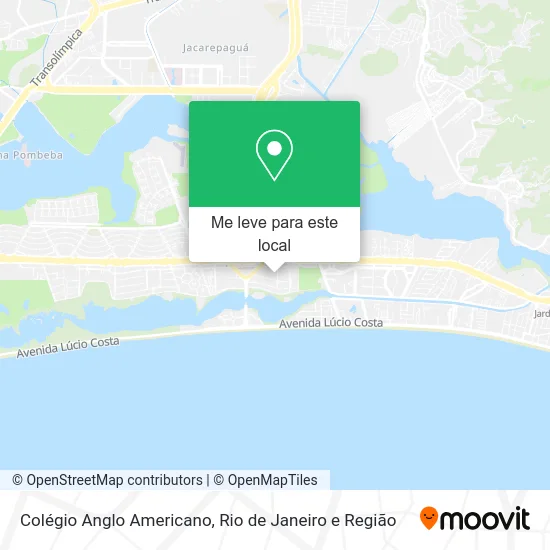 Colégio Anglo Americano mapa