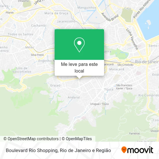 Boulevard Rio Shopping mapa