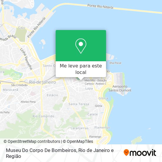 Museu Do Corpo De Bombeiros mapa