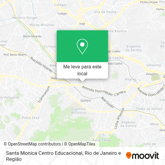 Santa Monica Centro Educacional mapa
