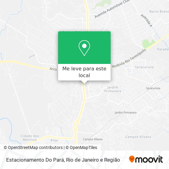Estacionamento Do Pará mapa