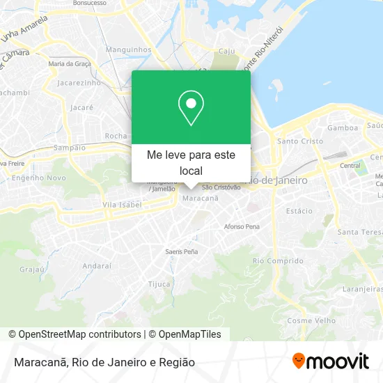 Maracanã mapa