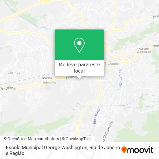Escola Municipal George Washington mapa