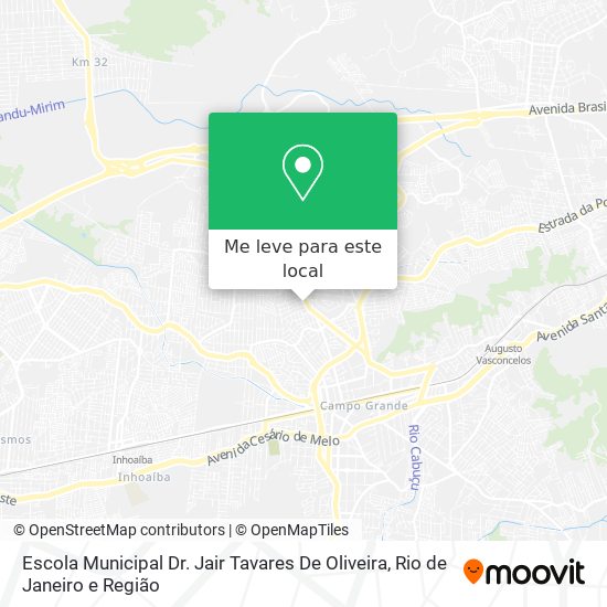 Escola Municipal Dr. Jair Tavares De Oliveira mapa