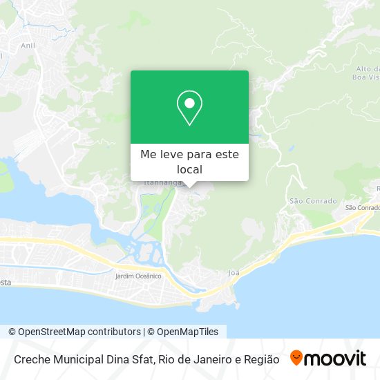 Creche Municipal Dina Sfat mapa