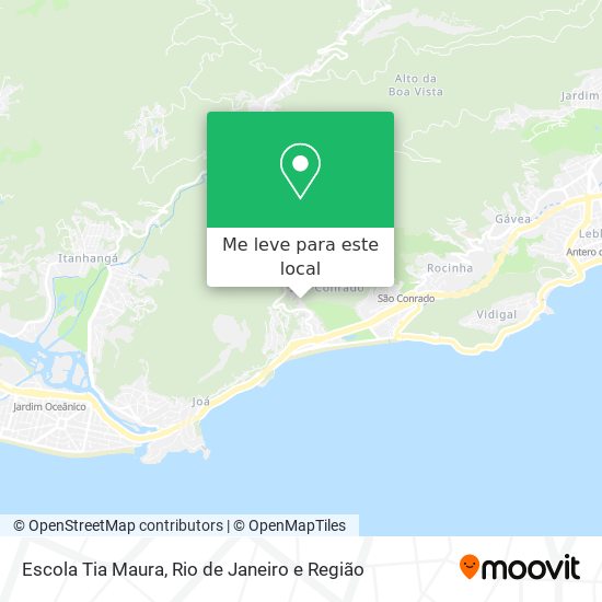 Escola Tia Maura mapa