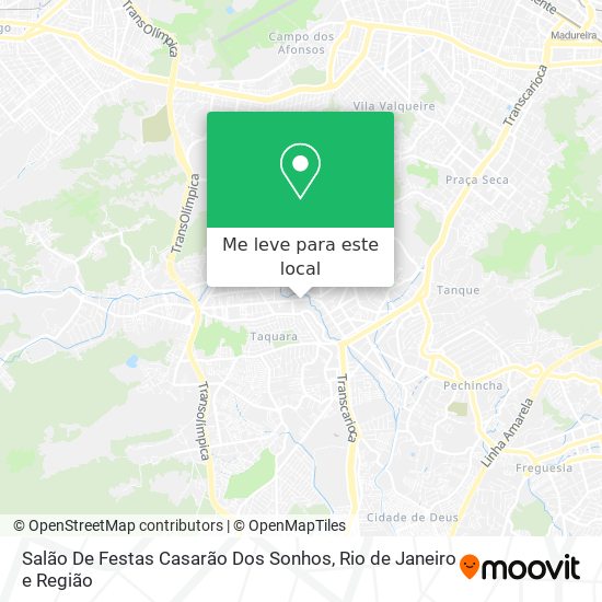 Salão De Festas Casarão Dos Sonhos mapa