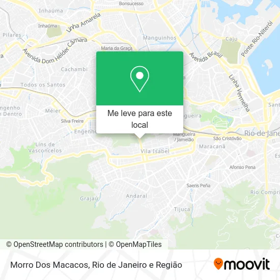 Morro Dos Macacos mapa