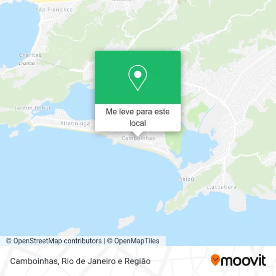 Camboinhas mapa