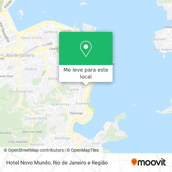 Hotel Novo Mundo mapa