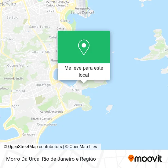 Morro Da Urca mapa