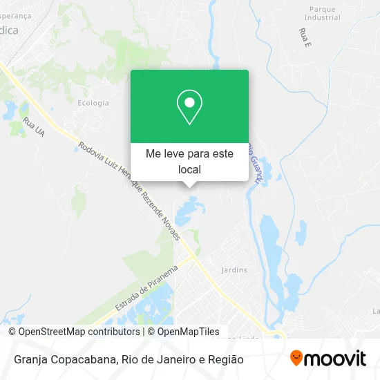 Granja Copacabana mapa