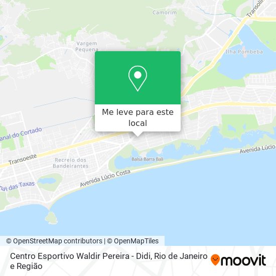 Centro Esportivo Waldir Pereira - Didi mapa