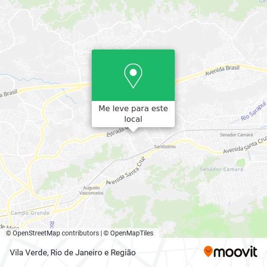 Vila Verde mapa
