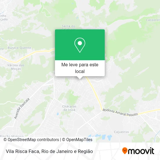 Vila Risca Faca mapa