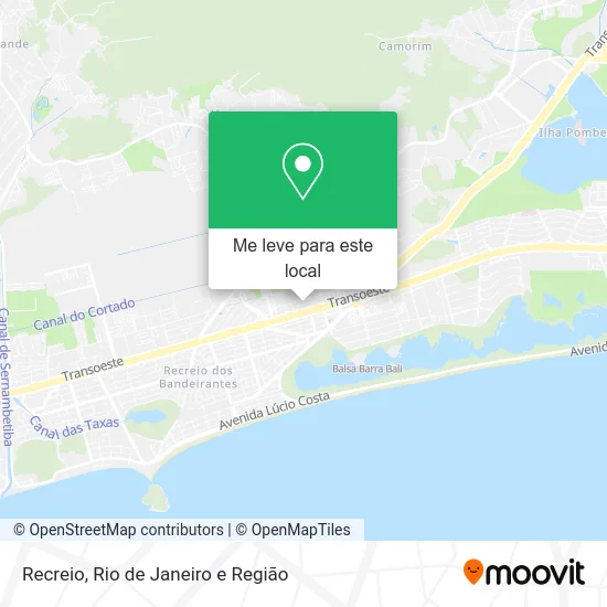 Recreio mapa
