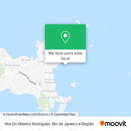 Ilha Do Mestre Rodrigues mapa