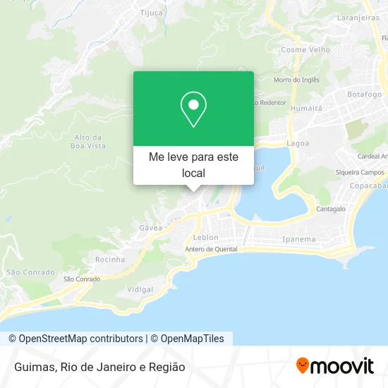 Guimas mapa