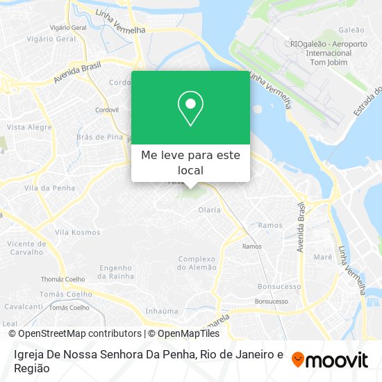 Igreja De Nossa Senhora Da Penha mapa