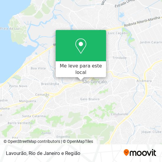 Lavourão mapa