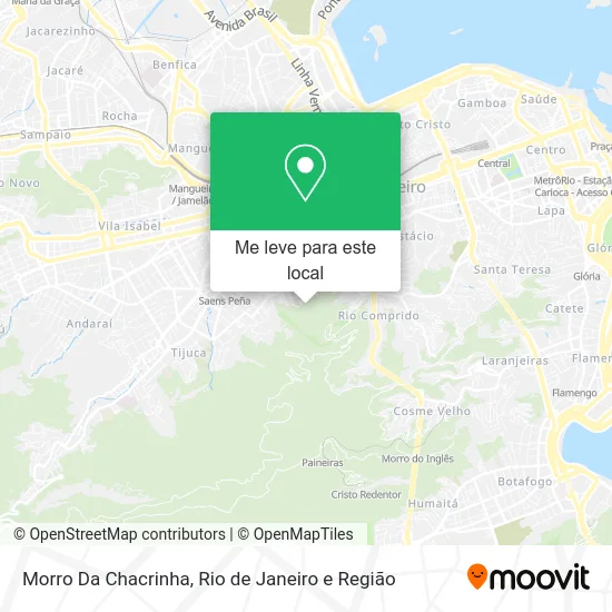 Morro Da Chacrinha mapa