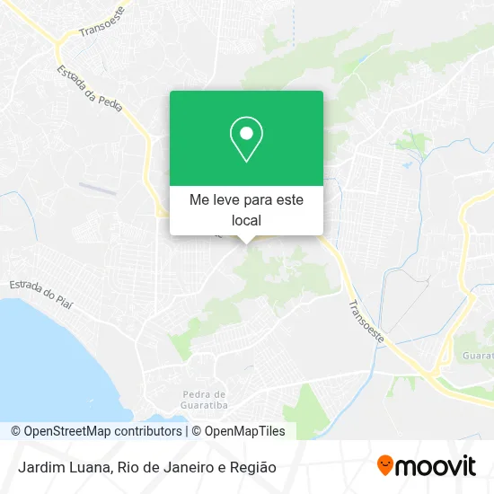 Jardim Luana mapa