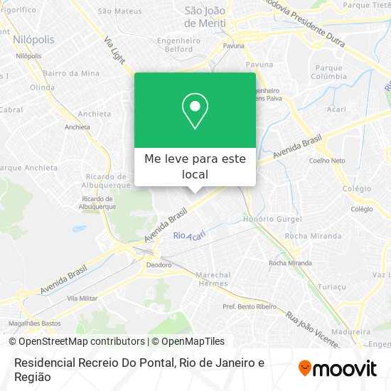 Residencial Recreio Do Pontal mapa