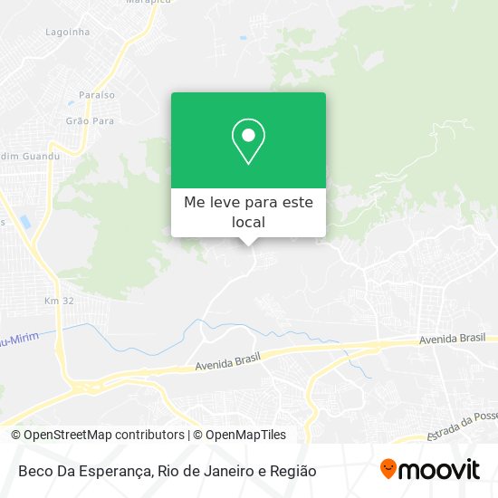 Beco Da Esperança mapa