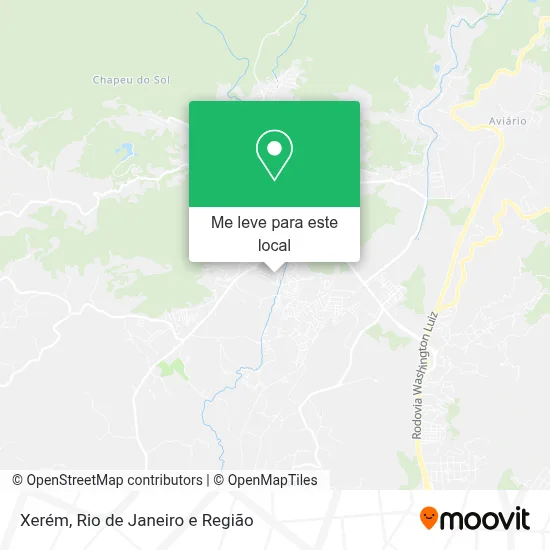 Xerém mapa