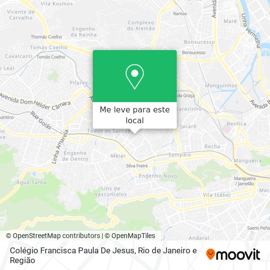 Colégio Francisca Paula De Jesus mapa