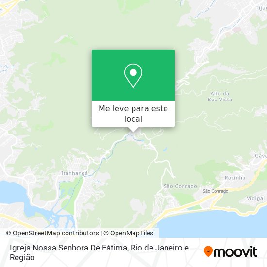 Igreja Nossa Senhora De Fátima mapa