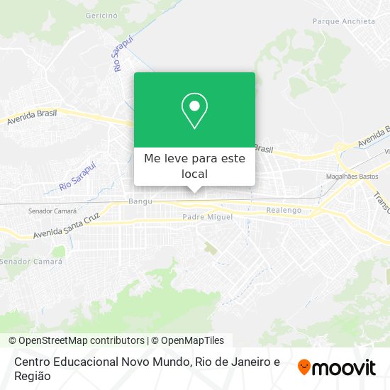 Centro Educacional Novo Mundo mapa