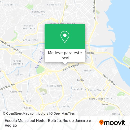 Escola Municipal Heitor Beltrão mapa