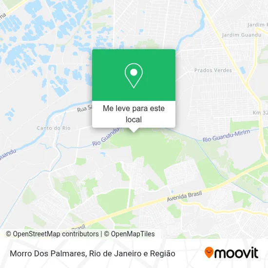 Morro Dos Palmares mapa