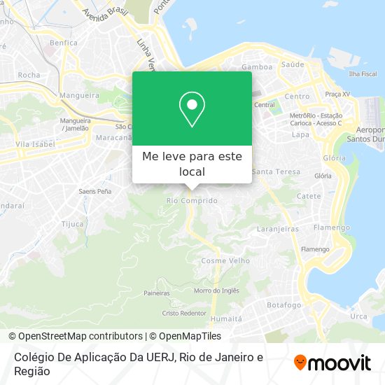 Colégio De Aplicação Da UERJ mapa