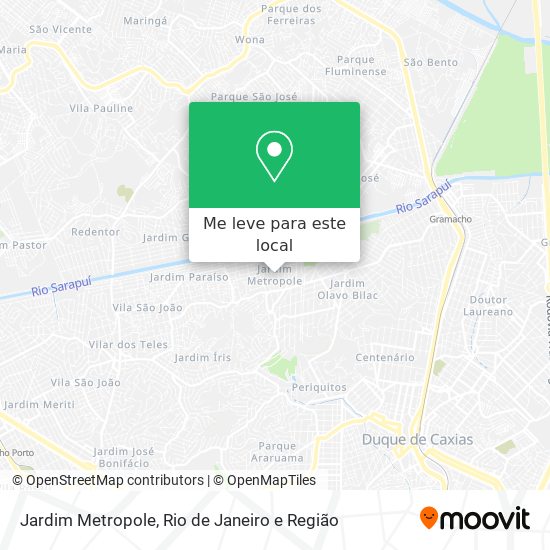 Jardim Metropole mapa