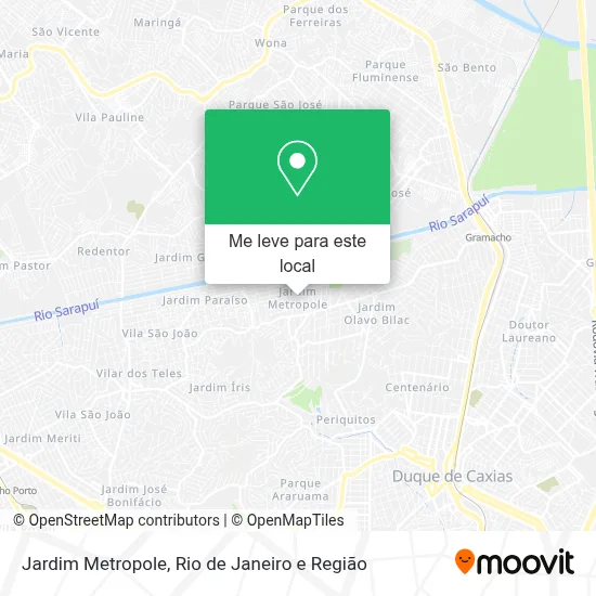 Jardim Metropole mapa