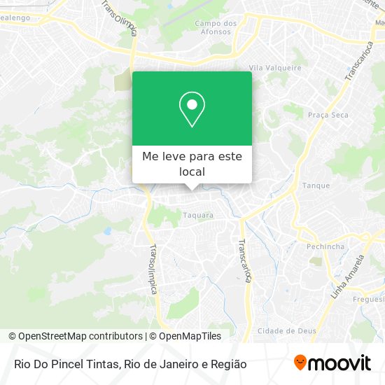 Rio Do Pincel Tintas mapa